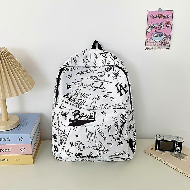 Multi-Layer Storage Backpack, Multiple Zip Pockets, Adjustable Shoulder Straps, Large Capacity Casual Daypack for Travel