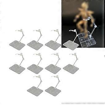 10er-Set transparente Acryl-Displayständer für Actionfiguren, stabile Mehrfachfiguren-Stützbasis für Anime-Figuren