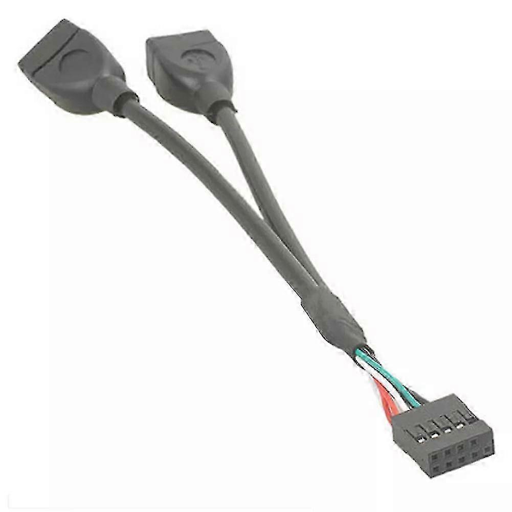 Dual USB 2.0 Header Adapter