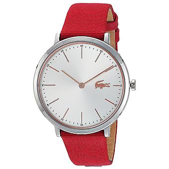 Lacoste moon Quartz Analog Woman Watch with Synthetic Leather Bracelet 2000998