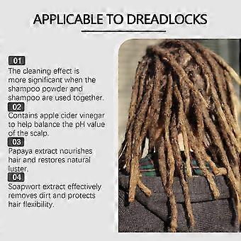 Essential Kit with Apple Cider Vinegar - Deep Cleansing Shampoo + Clarifying Soak for Dreadlocks, Locs & Sisterlocks | Natural, Residue-Free Hair_rbxg