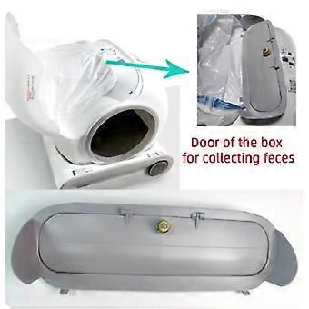 Automatic Cat Litter Box Accessories Bin Door Collecting Feces Bottom Capsule Garbage Bag for Toilet