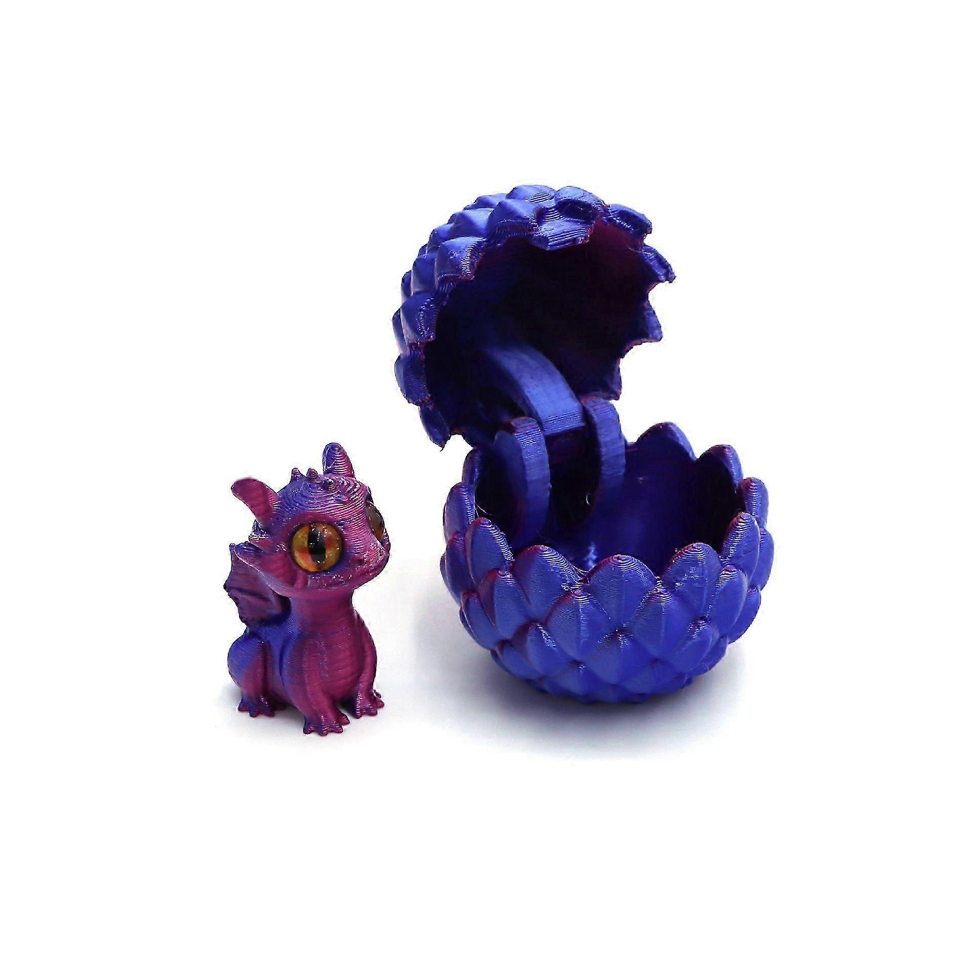 Poseable Dragon Figurine in Egg