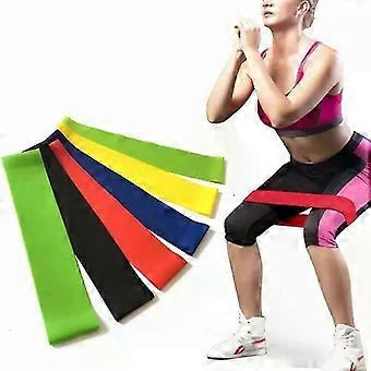 1PC Yoga Tension Belt Fitness Elastic Resistance Belt Squat Tension Ring Stretching Exercise Belt Home Gym Yoga Strap  part