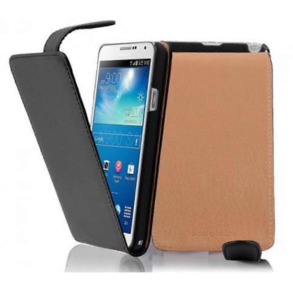 Case compatible with Samsung Galaxy Note 3, flip case - with textured surface