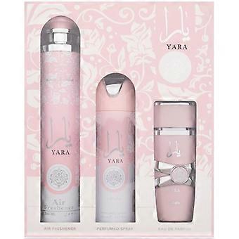 Yara Gift Set EDP 100 ml, Deo Spray 200 ml a Home Fragrance 300 ml 100ml