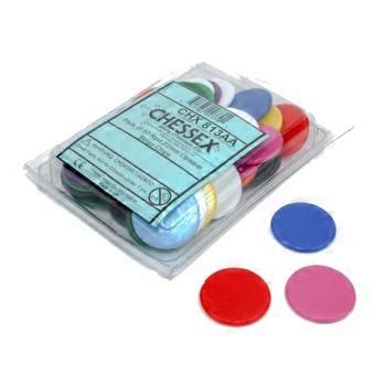 Chessex Opaque Bingo Chips 22mm Game Markers Counting Tokens Gaming Accessory