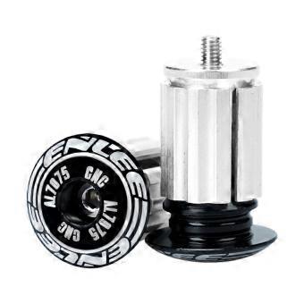 Aluminum Alloy Handlebar End Caps, Sturdy Bike Grip End Plugs for MTB, 2 Pcs 