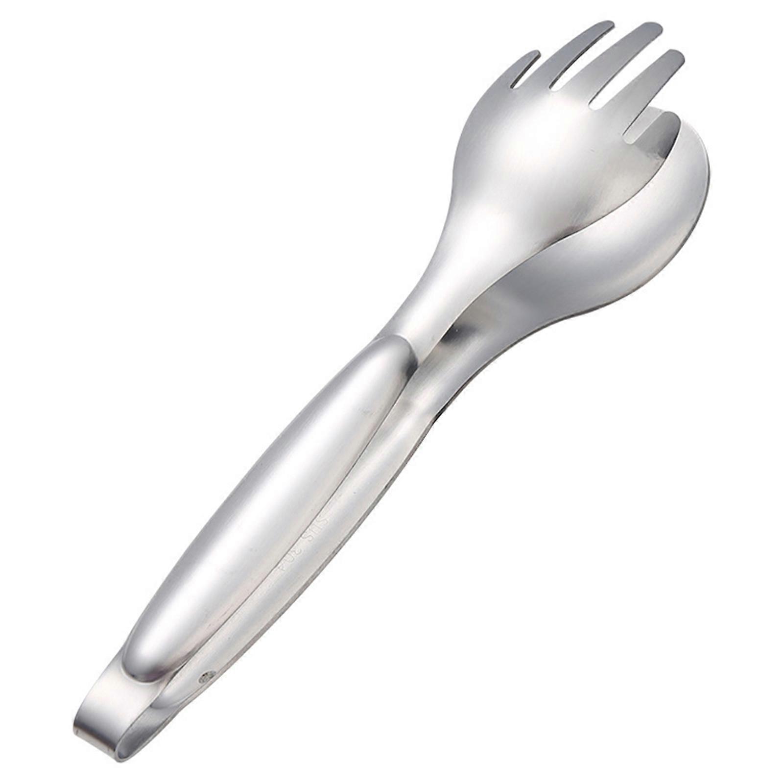 Dual Function Stainless Steel Tongs