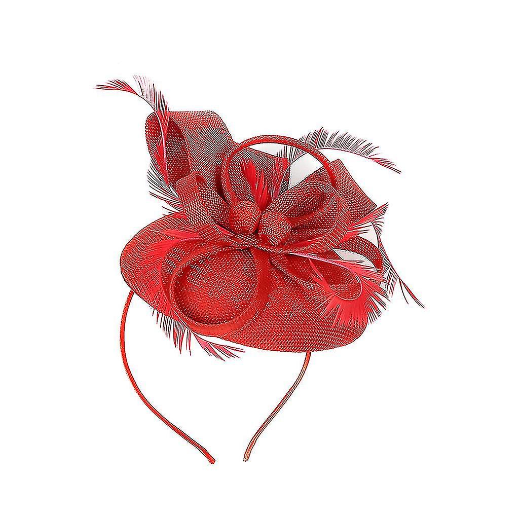 Femei Clip Feather Fascinator