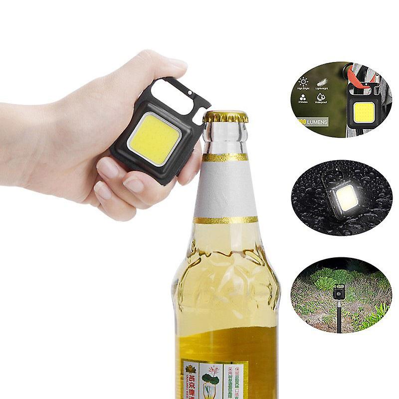 Mini bärbar utomhus camping fiske klättring lykta led ficklampor