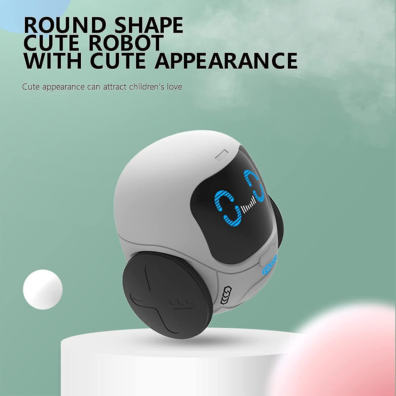 Electric Robot Learning Machine - Remote Control Small Dome Light Music Machine Language Rotation Demonstration Boys And Girls Children's Toys