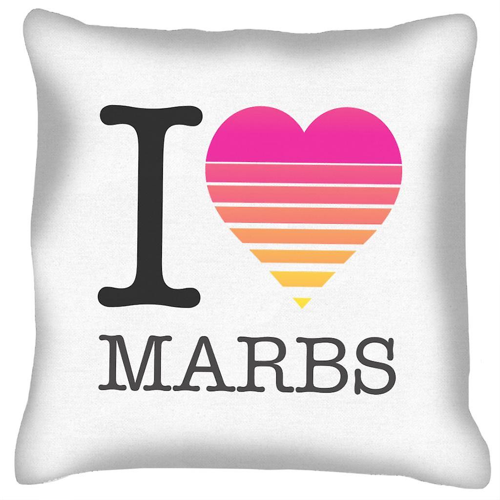 I Heart Marbella Sunset Cushion