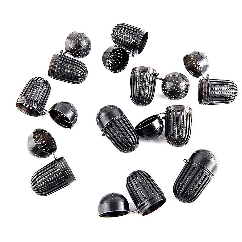 10pcs Garnelen Köder Kapsel Köder Ball Universal Regenwurm Box Angelkäfig