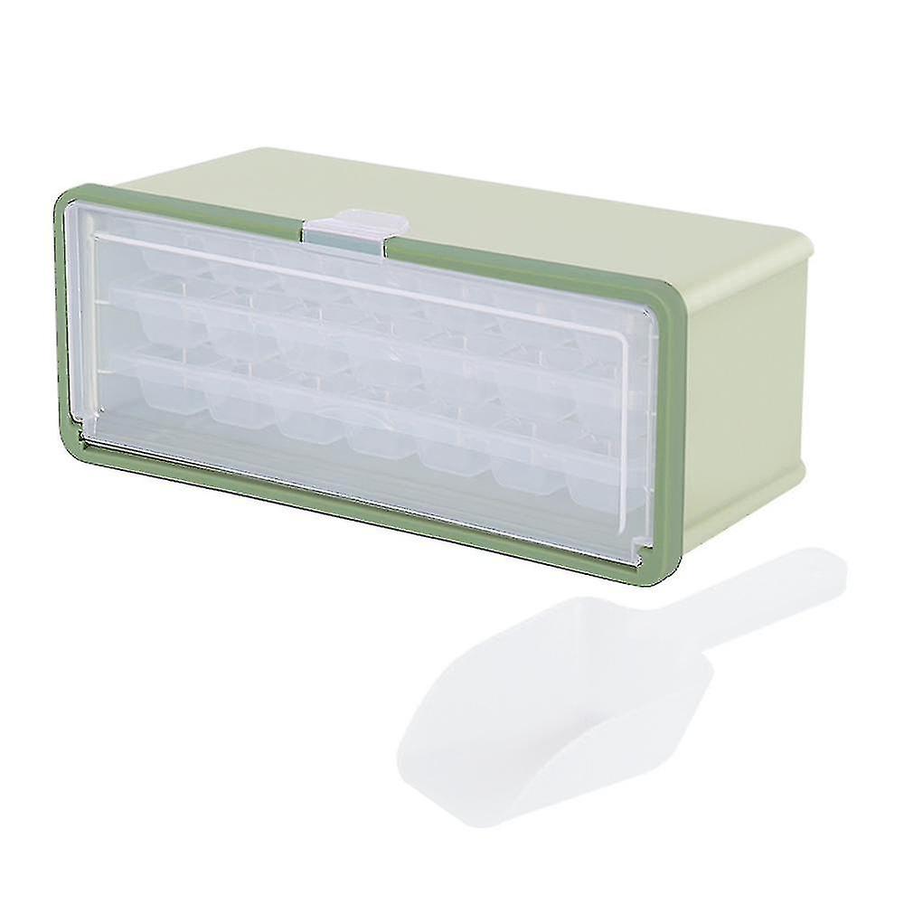 Ice Cube Trays With Lid And Bin, Ice Cube Bucket With Lid