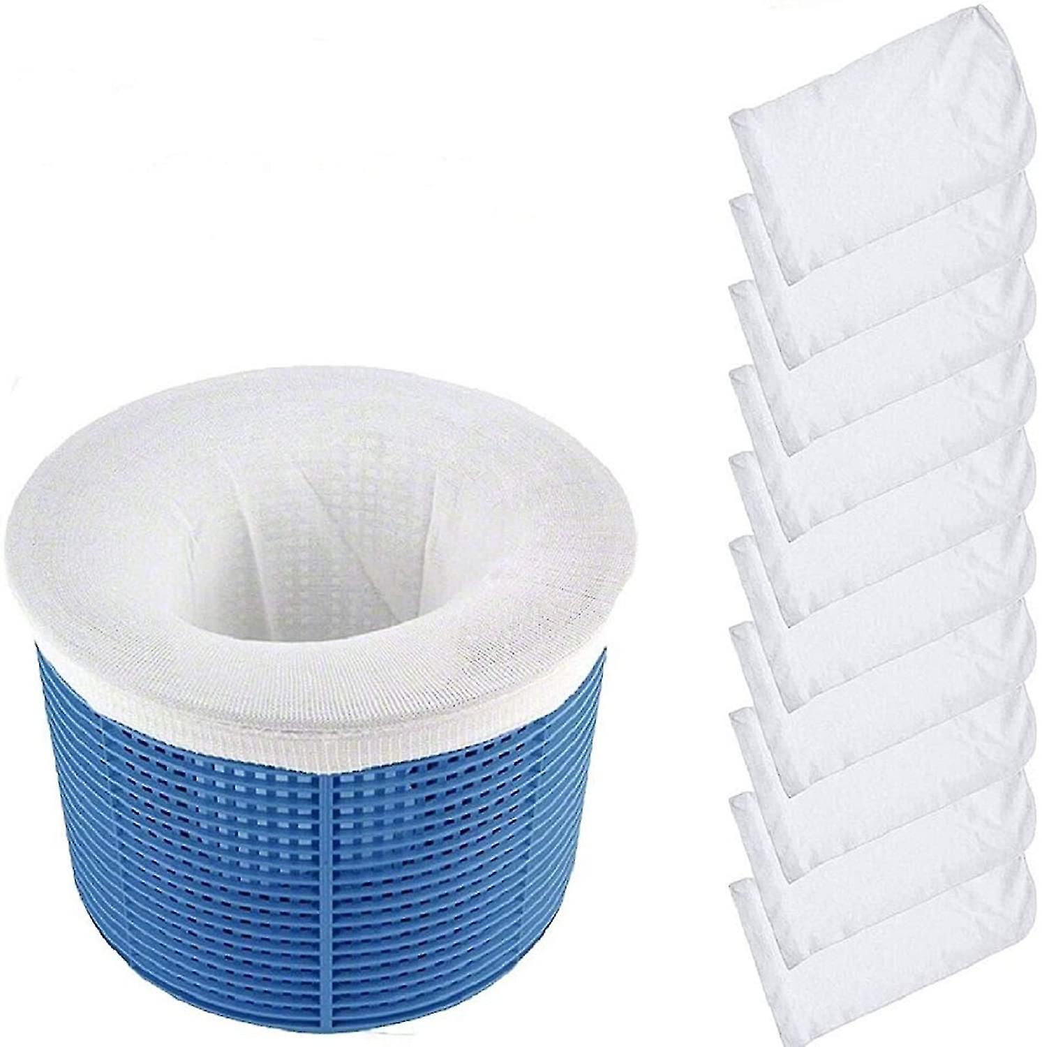 Pool Skimmer Socks, 10 Pieces Pool Skimmer Socks For Filters, Baskets And Skimmers