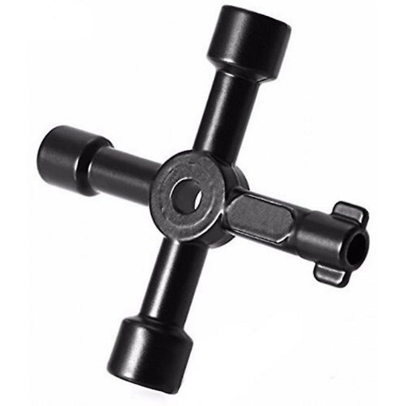 Cross Triangle Key For Train Electrical Elevator Cabinet Valve Black Other Wrenches & Spanners