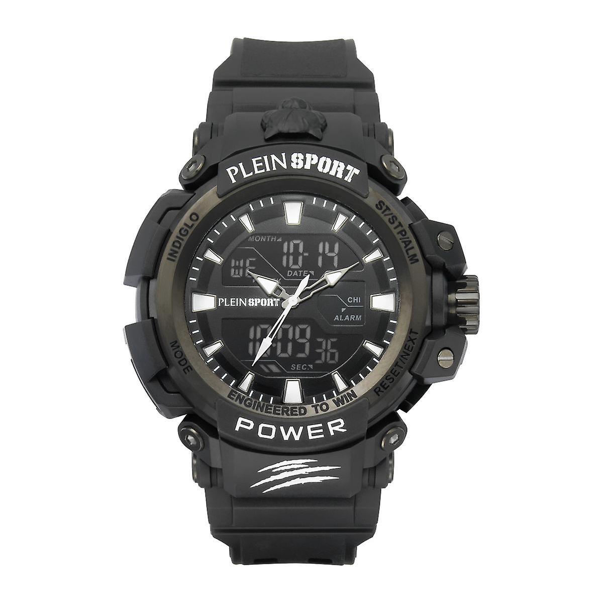 Plein Sport Men's Watch Analog Digital Quartz COMBAT PSNBA0123 Silicone