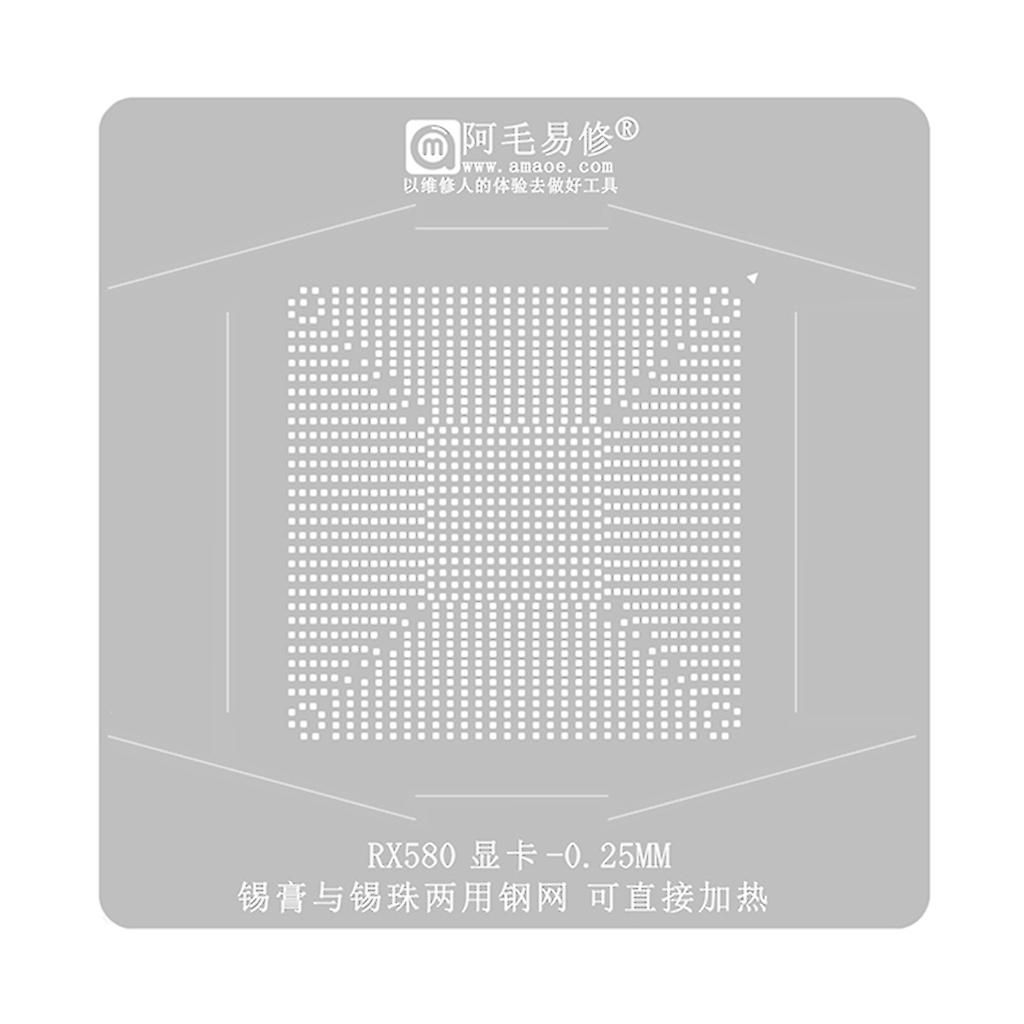 RTX2080 BGA Reballing Stencil Kit N18E N19E Graphics Chip GPU لصق الاستنسل