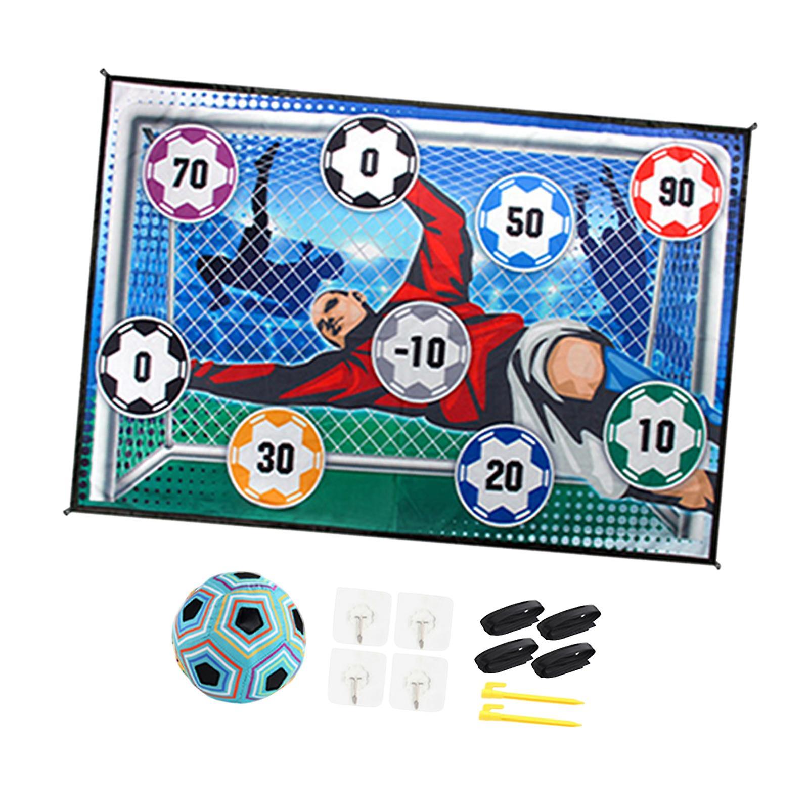 Target Toss Game Interactive Fine Motor Soccer Game Toy for Gift Beach Party 100cm with ball A