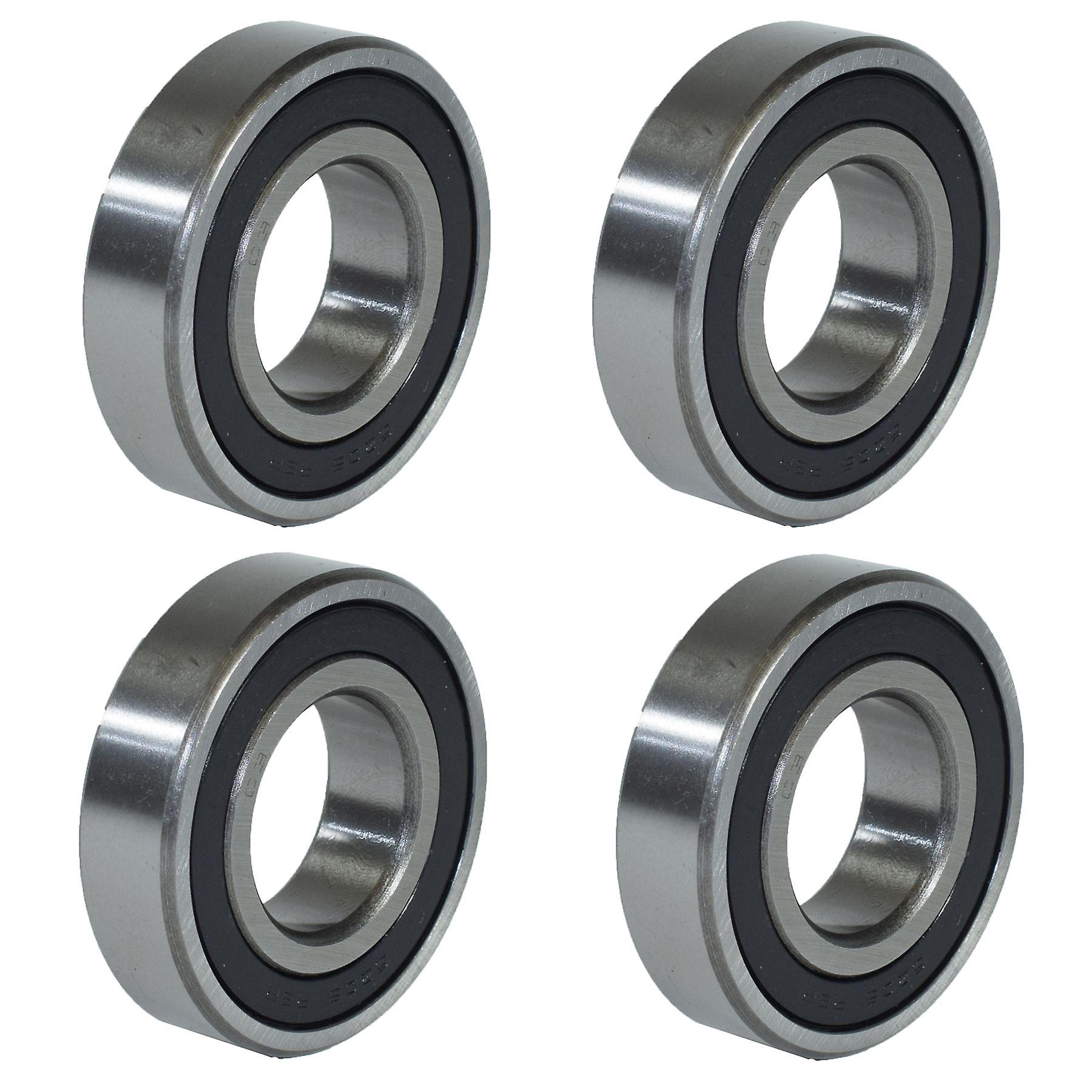 4 Metric Sealed Ball Bearings For Trailer Hubs Axles Units ID30mm OD62mm x W16mm