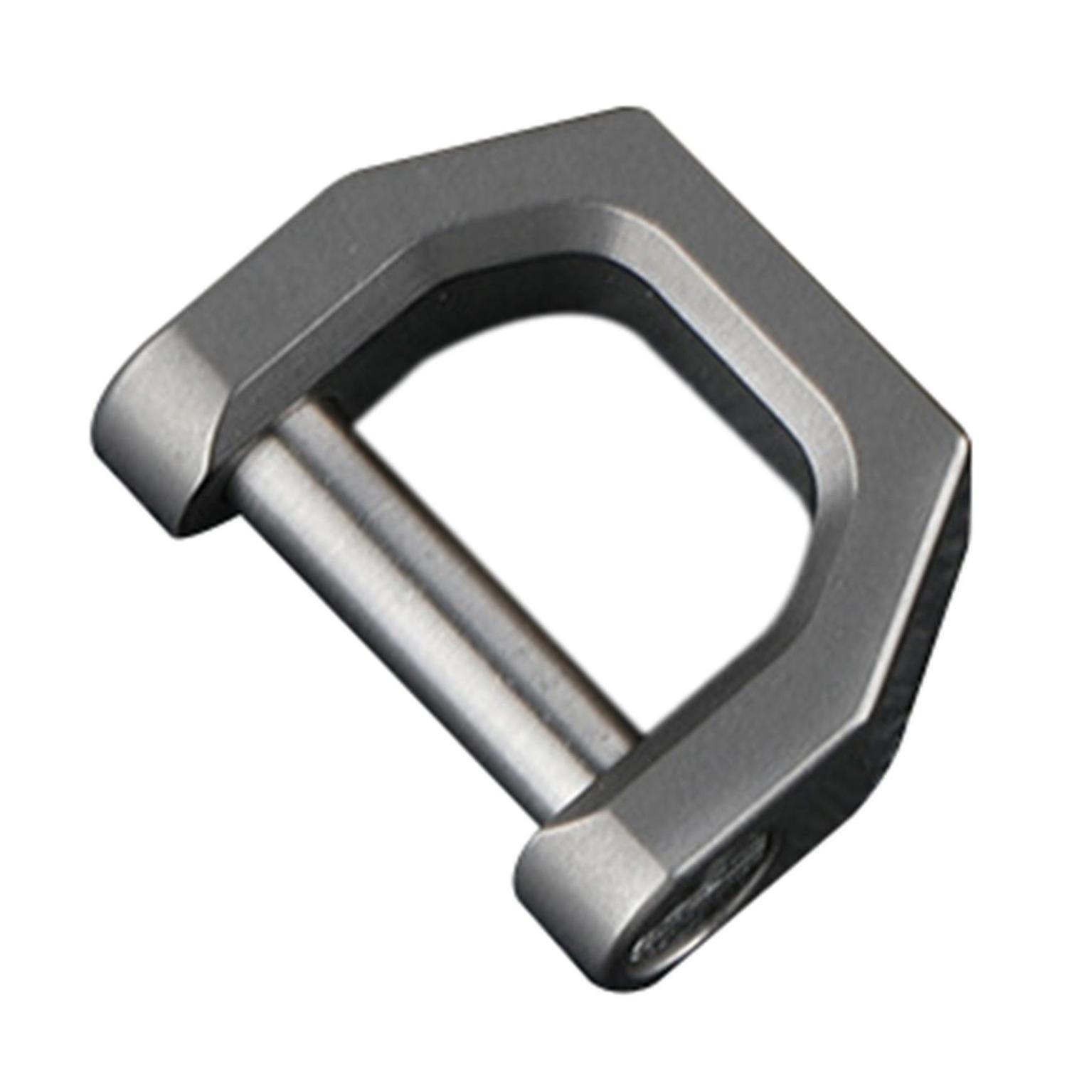 D-type Multifunctional Mini Full Titanium Buckle Key Ring Car Buckle Outdoor Buckle Tool Horseshoe