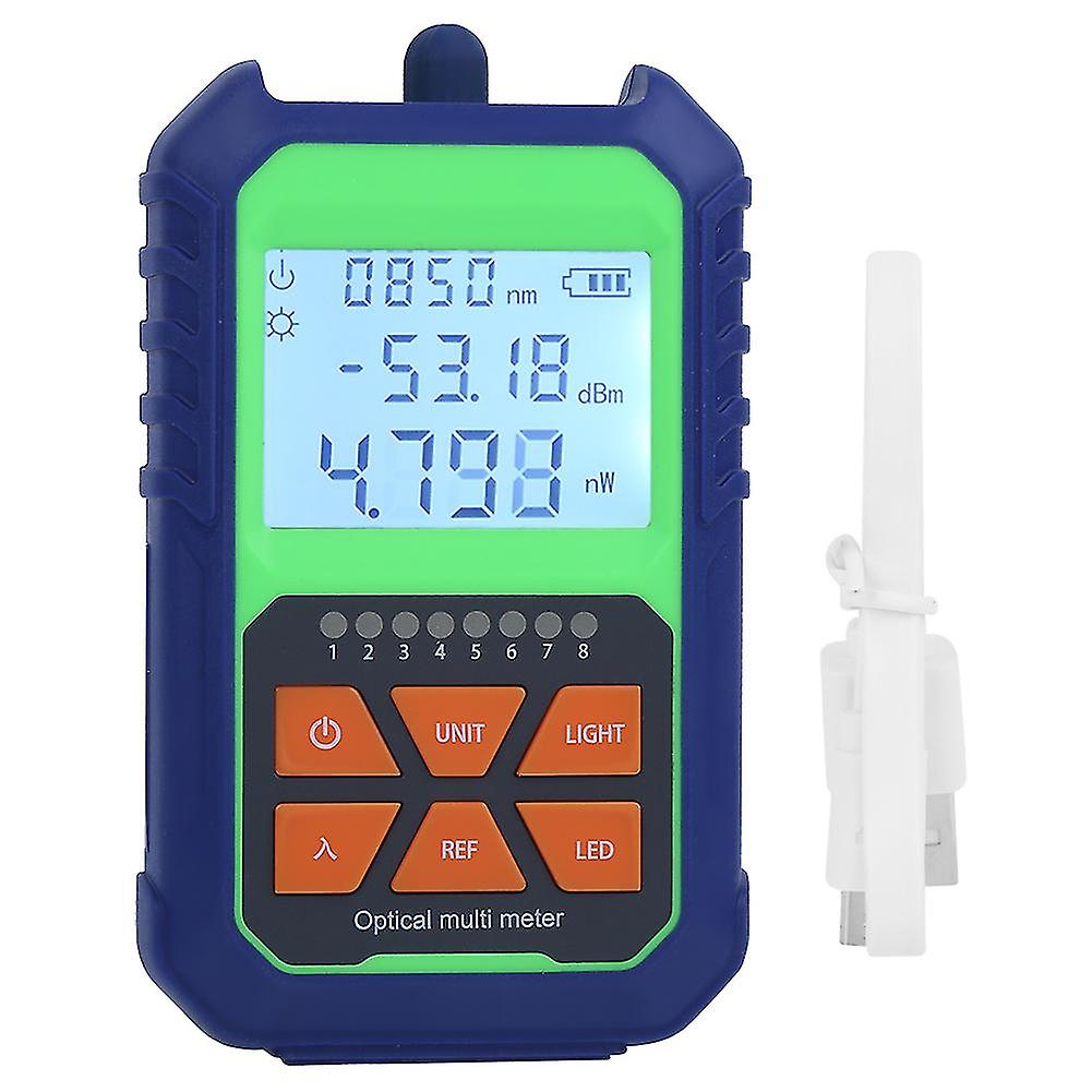Optical Power Meter Portable Network Cable Tester Fiber Testing Tool Wavelength Memory