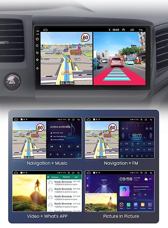 Autoradio 9 Pollici Per Toyota Corolla Verso AR10 2004-2009, Android 13, 2+64GB, Carplay Wireless, Android Auto, GPS, DAB+