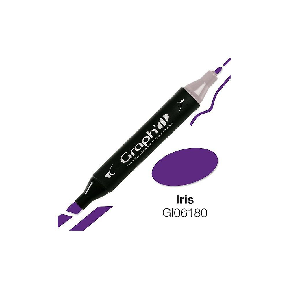 Graph'It Double Tip Marker - Iris