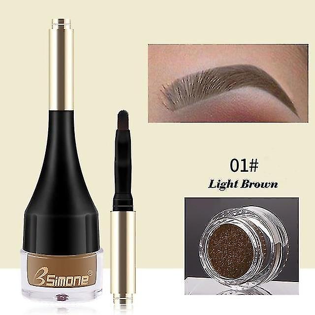 アイブロウエンハンサー1pcアイブロウキットブロウジェル防水染めブロウプロフェッショナルメイクアップ化粧品01ライトブラウン