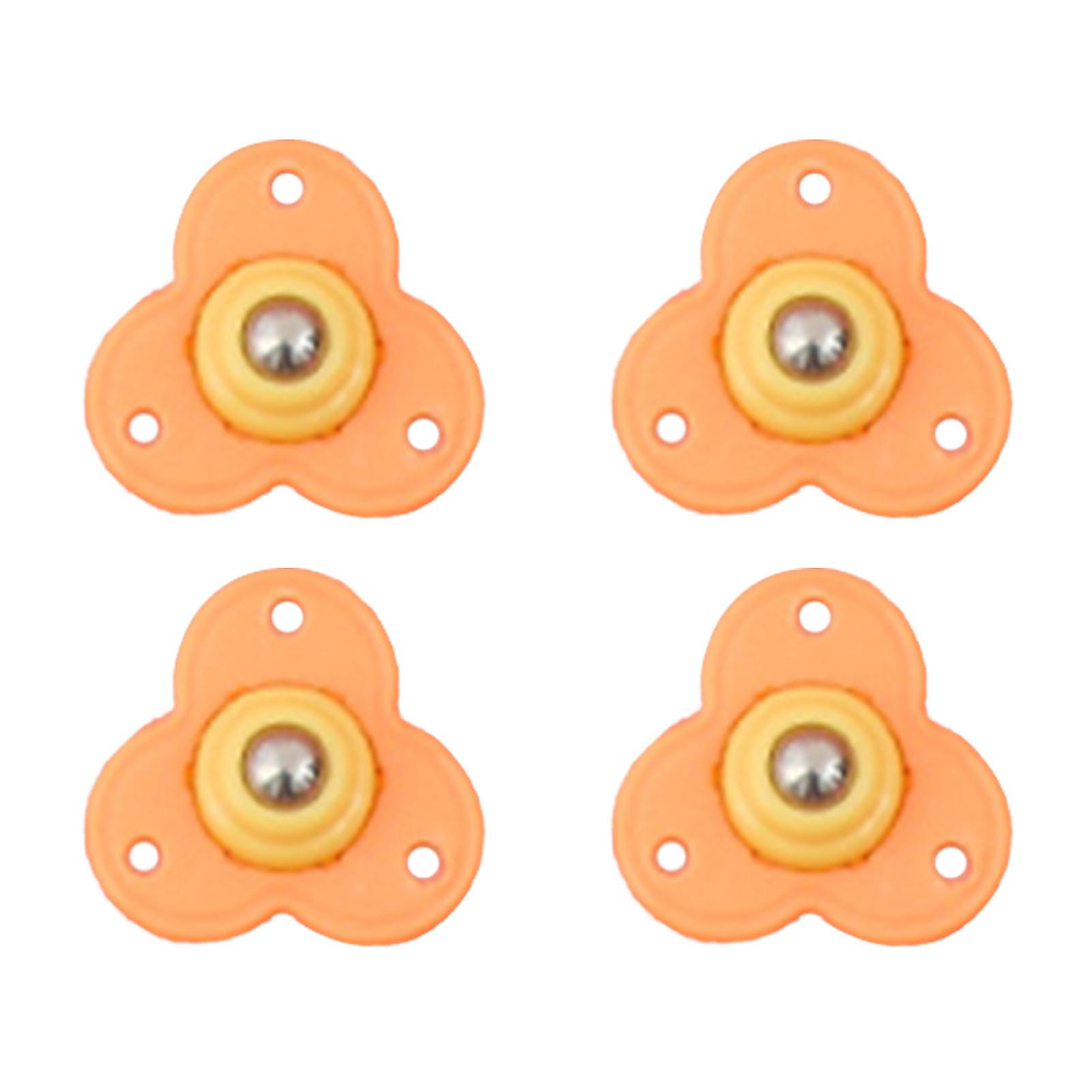 4PCS Self Adhesive Castor Wheels Mini 360 Degree Rotation Universal Pulley for Bottom