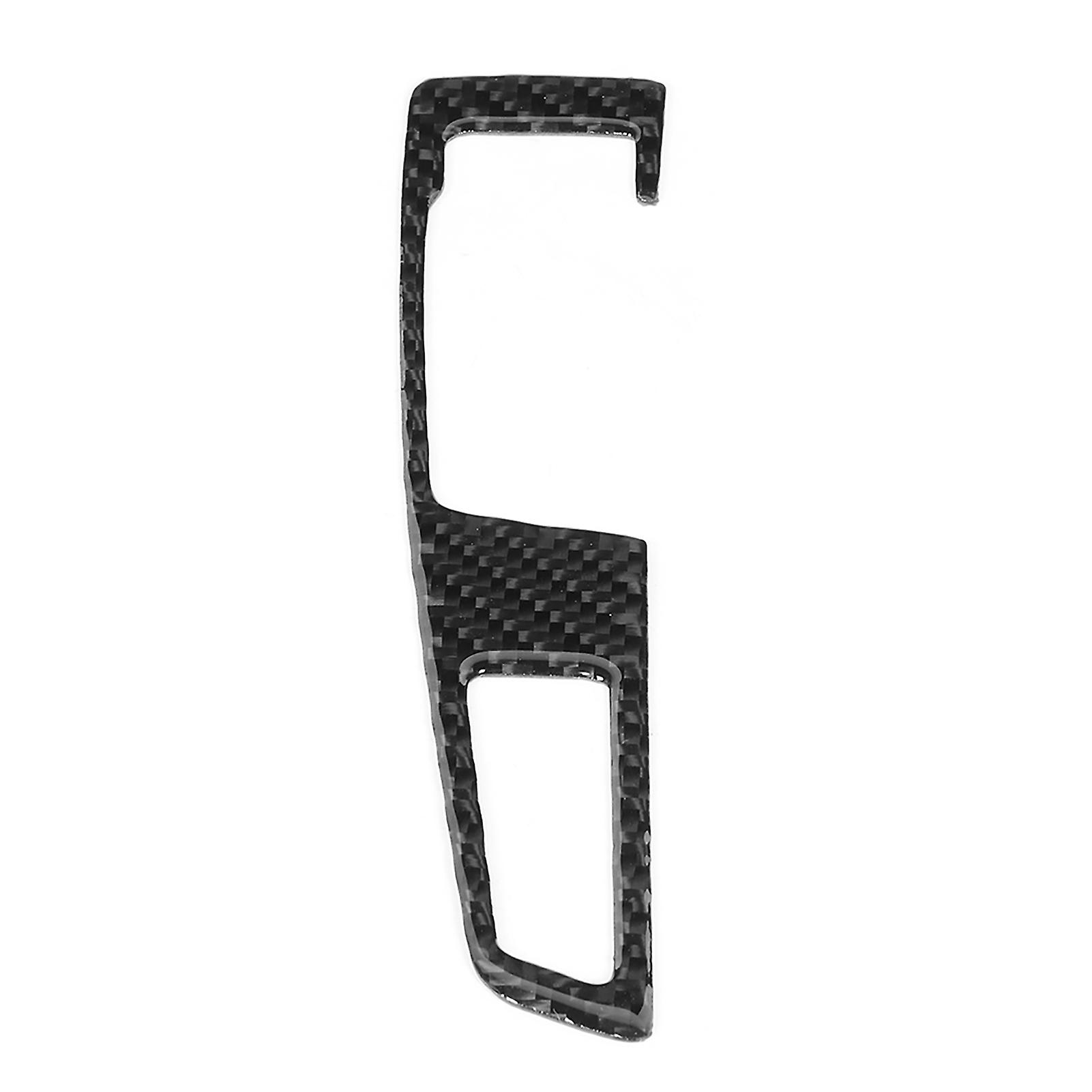 Gear Shift Button Cover,Carbon Fiber Gear Shift Gear Shift Button Panel Gear Shift Button Sticker Unparalleled Experience