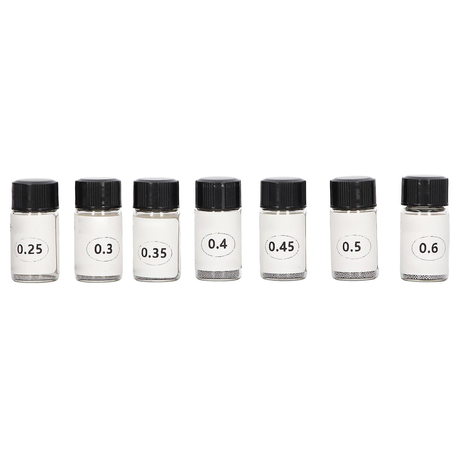 7 Bottles Tin Solder Ball BGA Reballing Soldering Heat Universal Stencils for PCB Chip