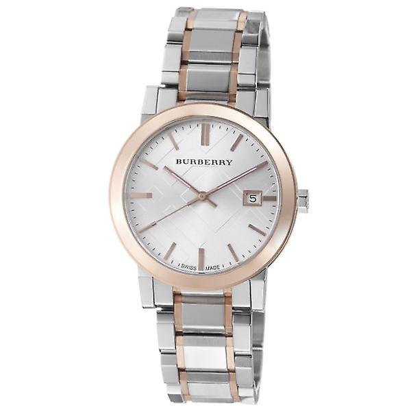 巴宝莉 Bu9006 男士大双音不锈钢手镯手表