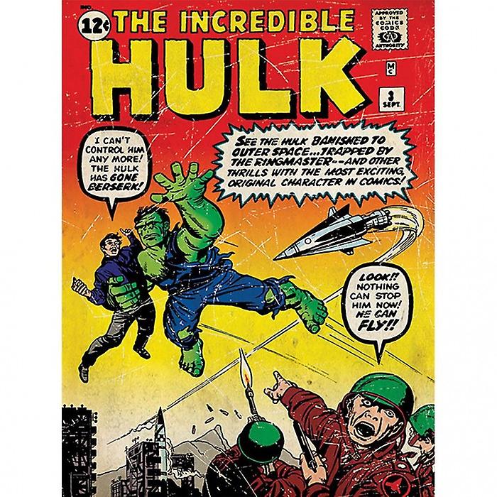 Hulk Flying Canvas Print