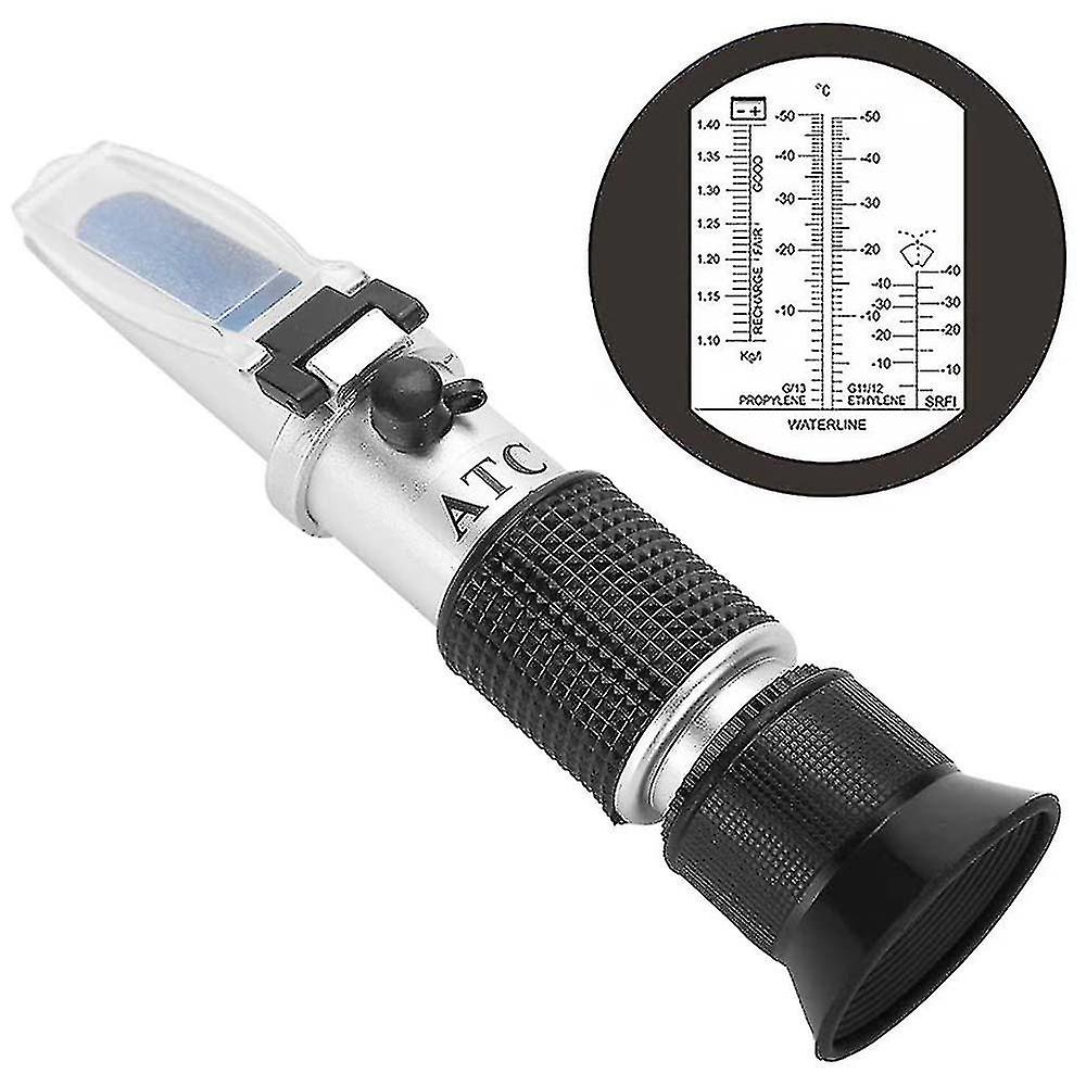 Réfractomètre de liquide de refroidissement antigel 4-en-1 pour antigel automobile