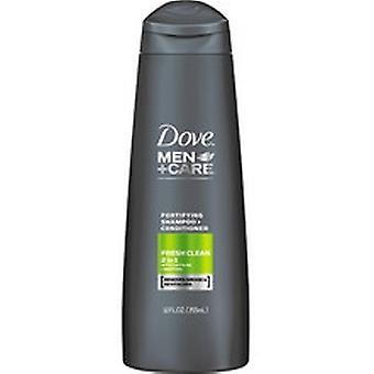 Dove - Herre+pleie Fresh Clean Fortifying Shampoo+Conditioner 400ml