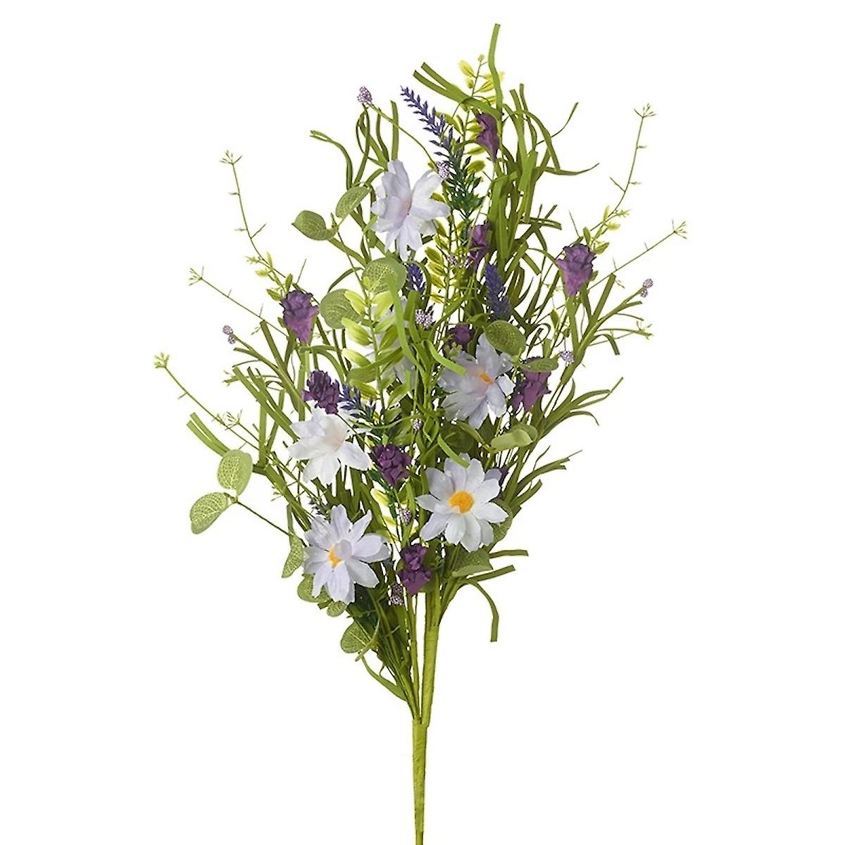 Heaven Sends Purple and White Floral Artificial Stem