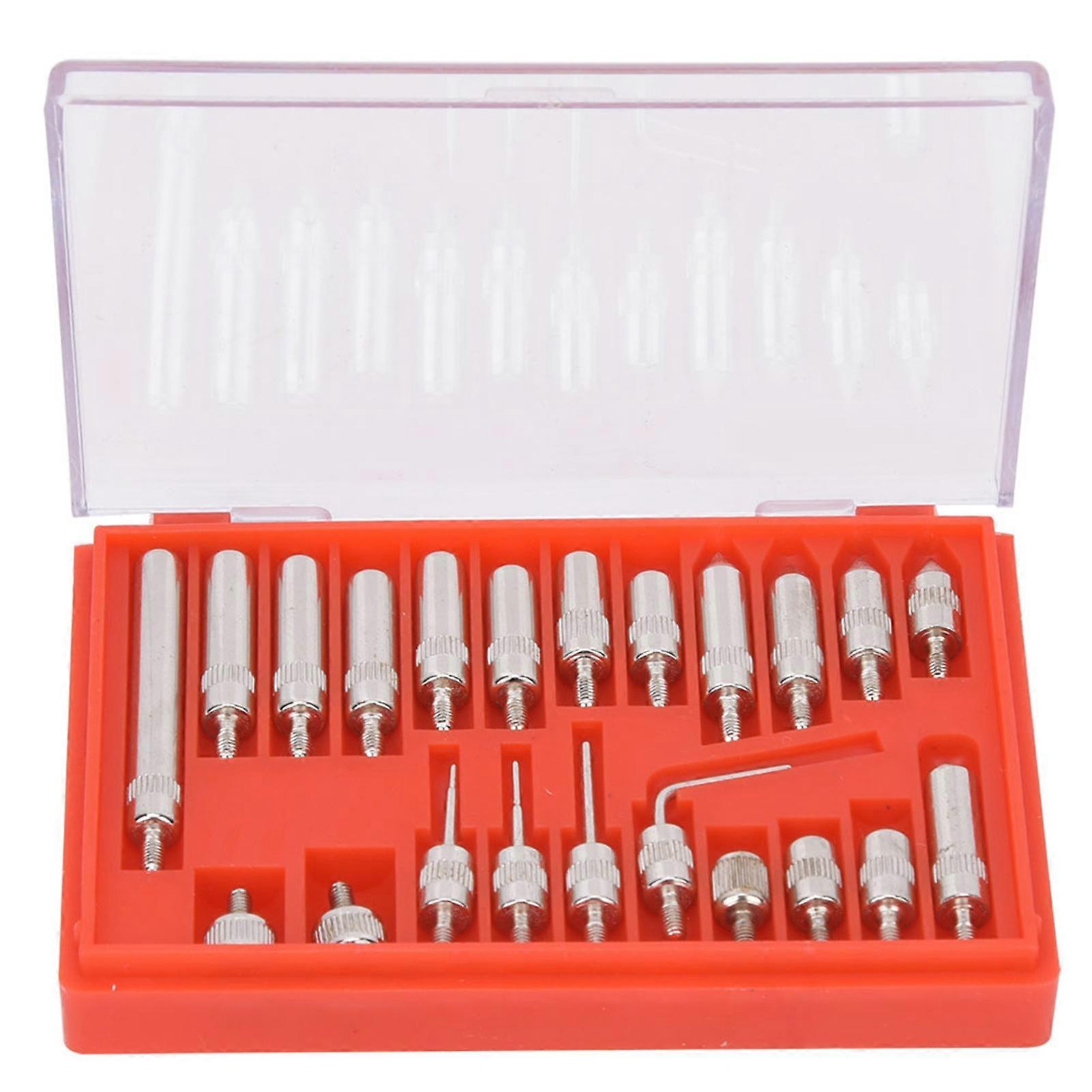 22 Piece Pointed Tip Dial Indicator Replacement Tips Set with Case