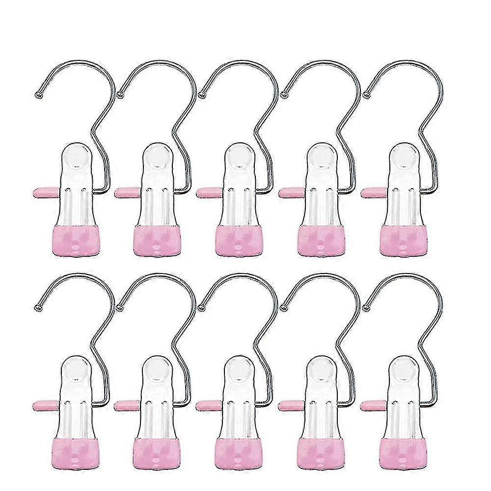 20 Pcs Boot Hanger Clips Pink