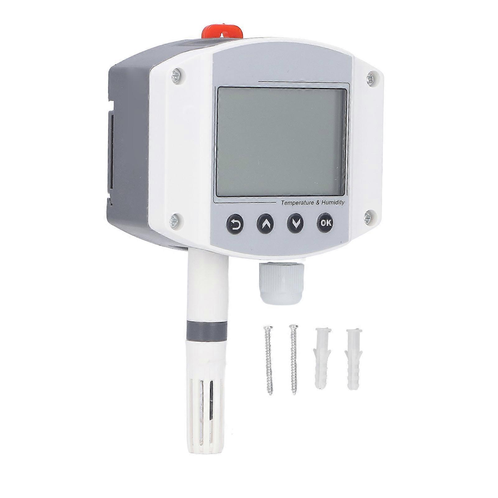 Temperature Sensor Humidity Transmitter Wall Mount LCD Display 420mA for Machine Equipment