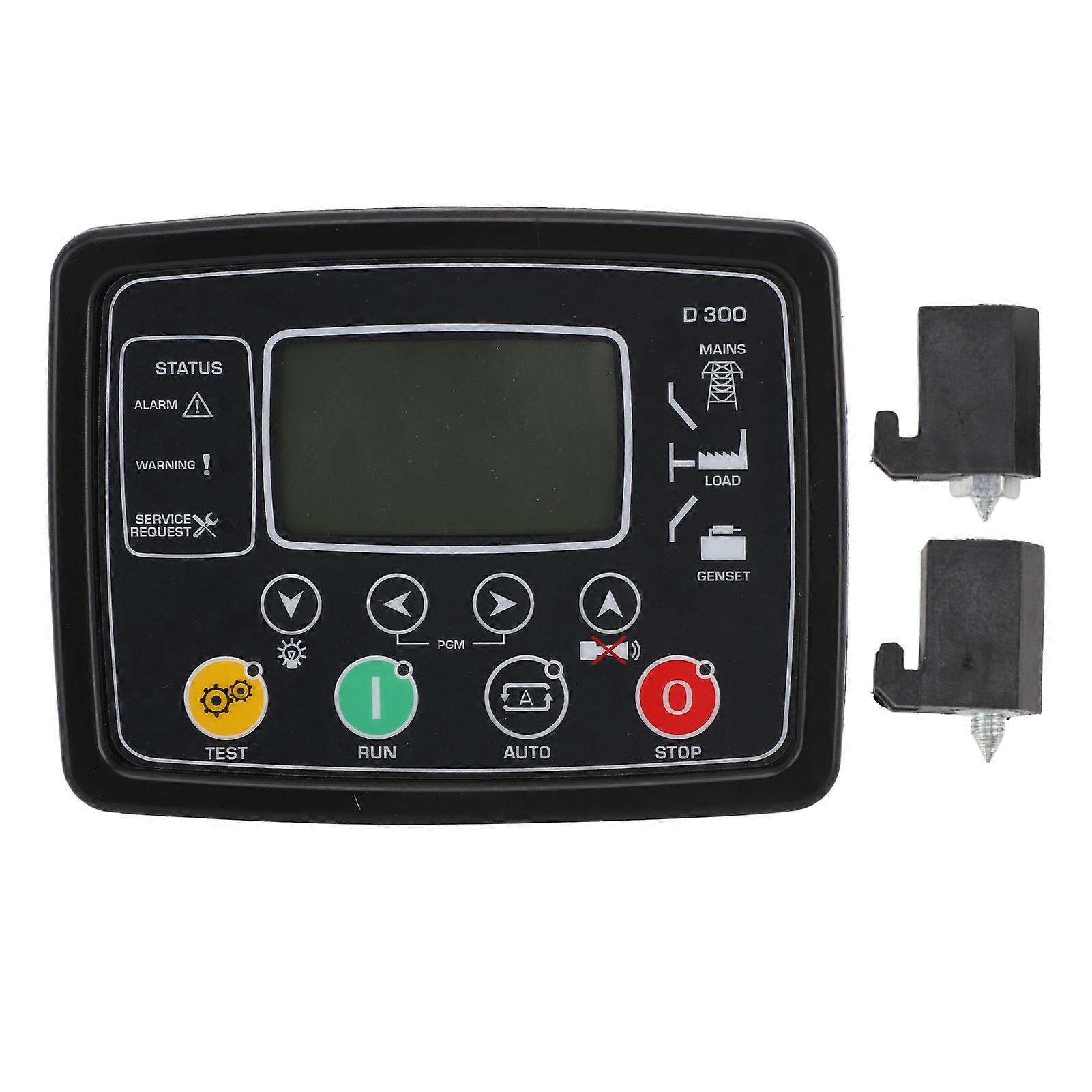 D300 Generator Electronic Controller Module LCD Panel Automatic Start Control Module Generator Accessory 230V for Diesel Generator Set NO.1363