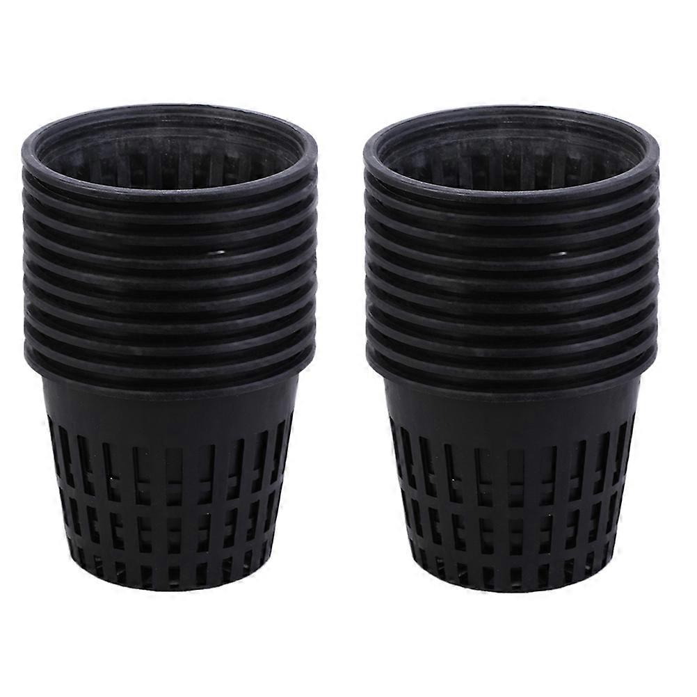 20pcs Useful Planting Bucket Soilless Culture Net Cups Plastic Planting Bucket