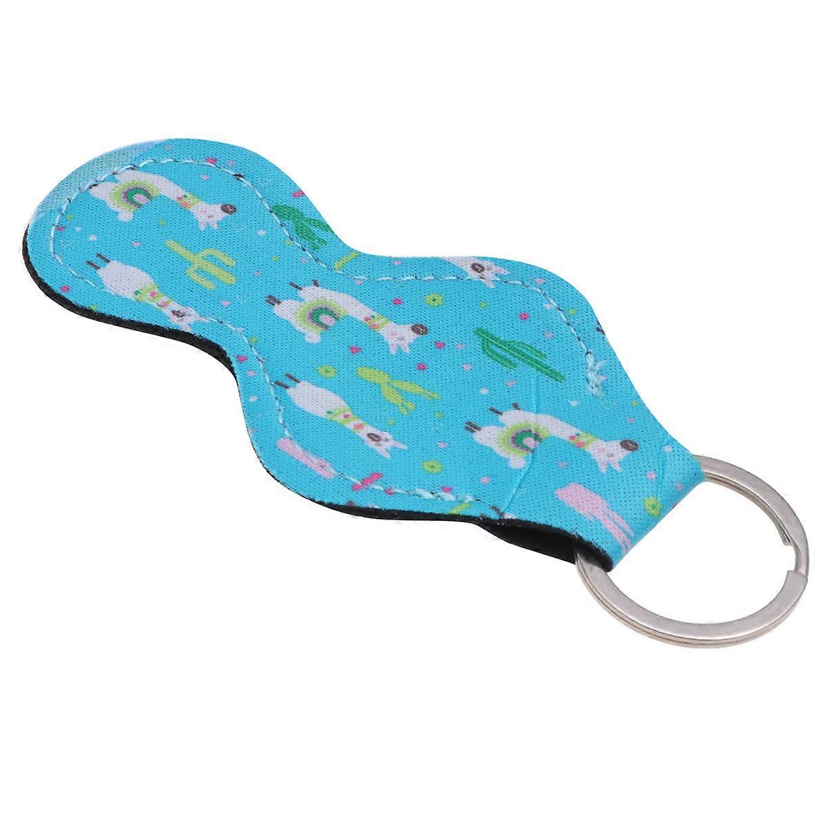 Lipstick Key Chain Holder Lipstick Protective Cases Keychain Neoprene Chapstick Holder Lipstick Pouch