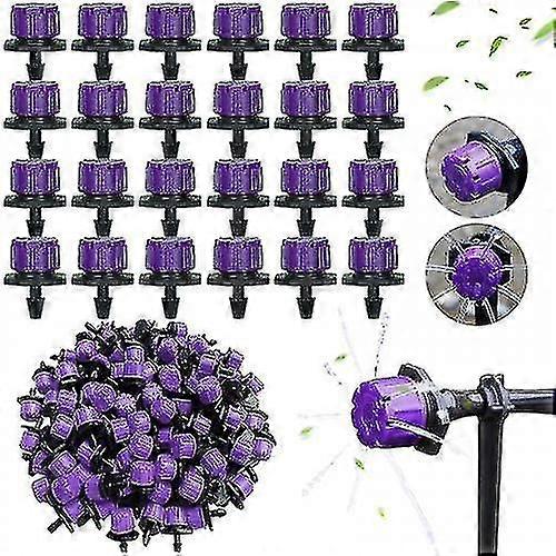 Adjustable Micro Drip Irrigation System Watering Sprinkler Anti-clog Emitter Dripper