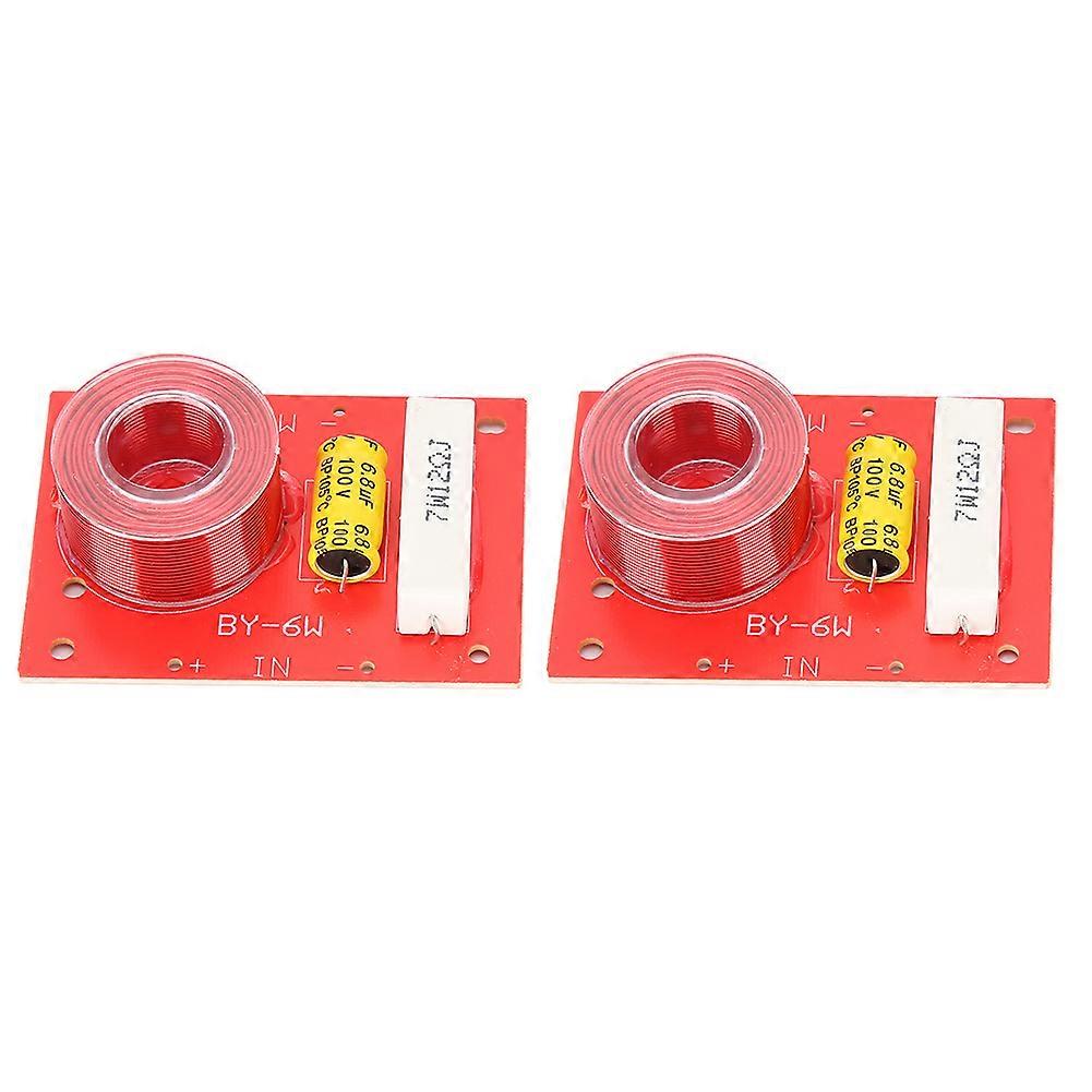 2pcs Pure Bass Frequency Divider Audio Crossover Filters Board For 38 Inch Speaker