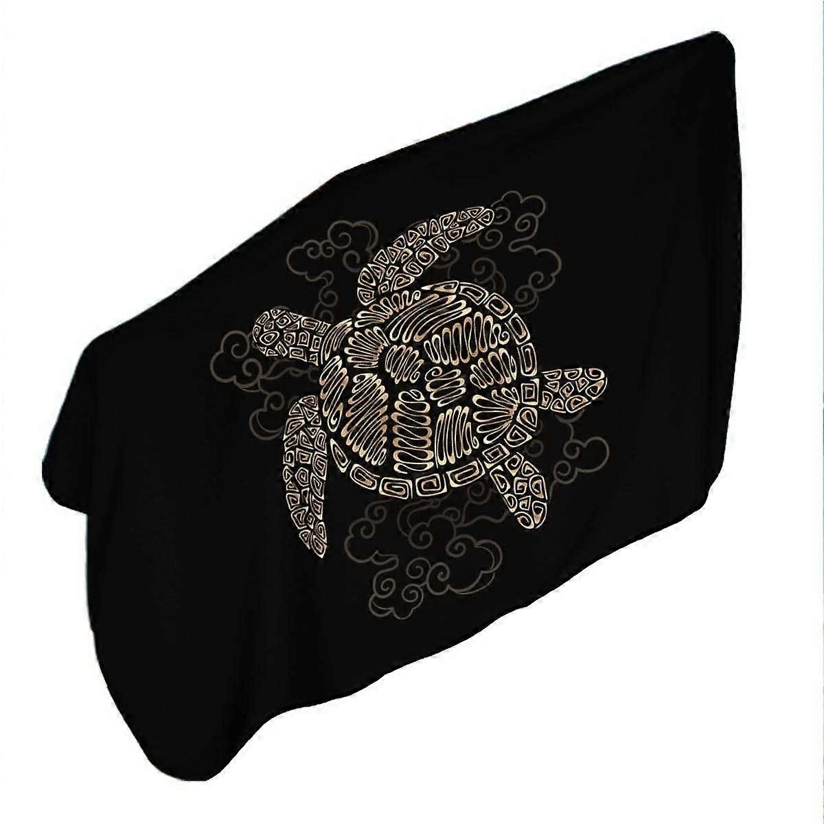 Golden Turtle Microfiber Beach Towel