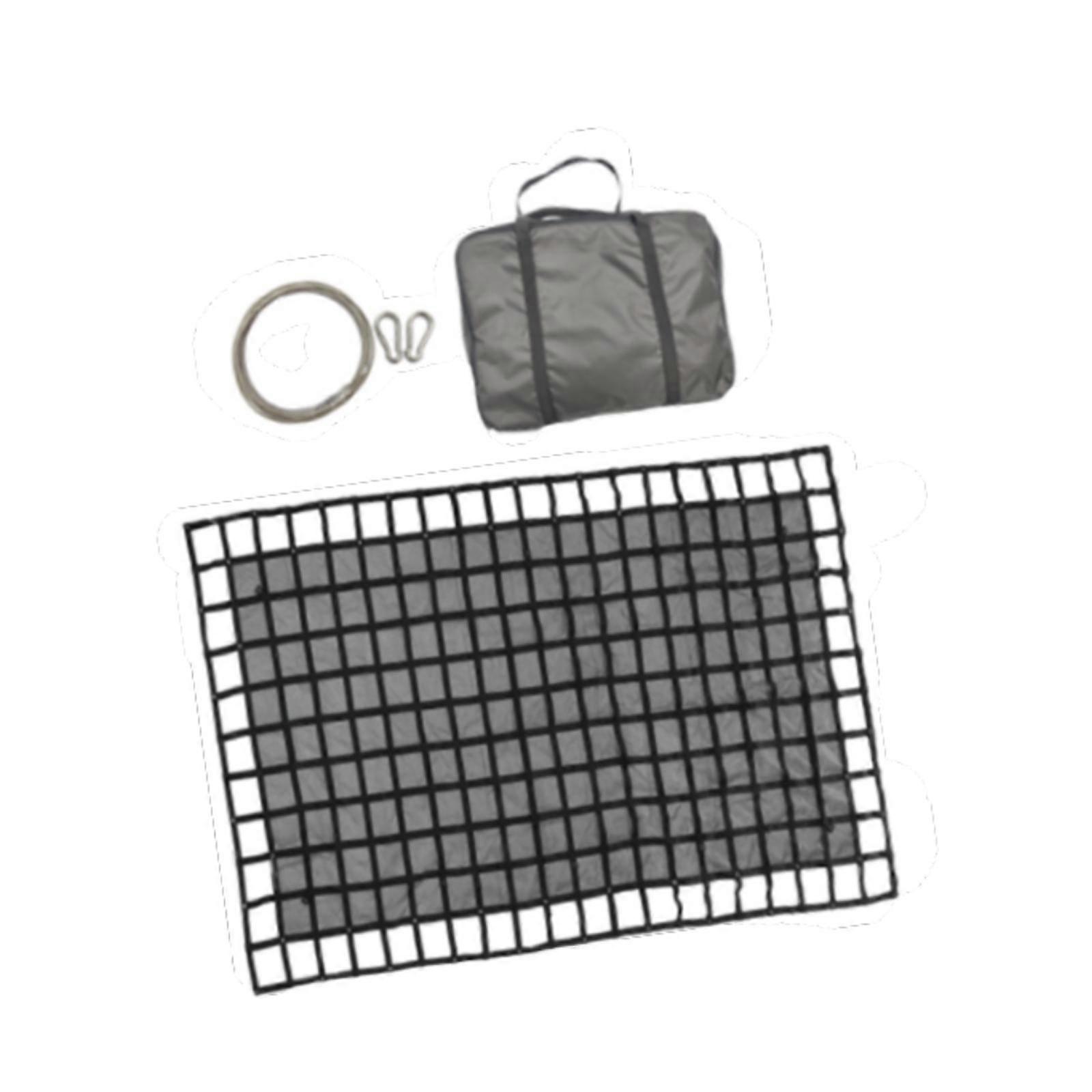 Generic Cargo Net for Pickup Truck Bed Sturdy Easy to Install Mesh Organizer 2XL