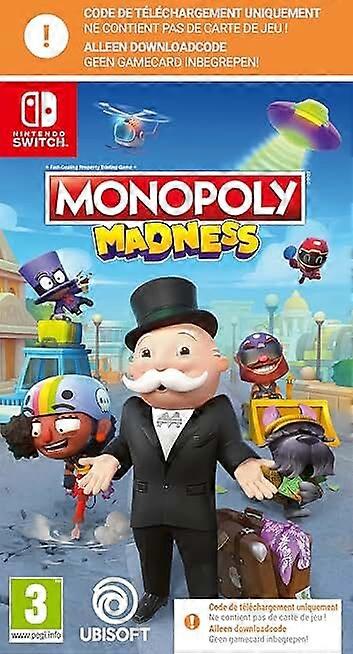 Monopoly Madness (Code in a Box) Switch (French Box - English in game) - Nintendo Switch - PAL - New & Sealed