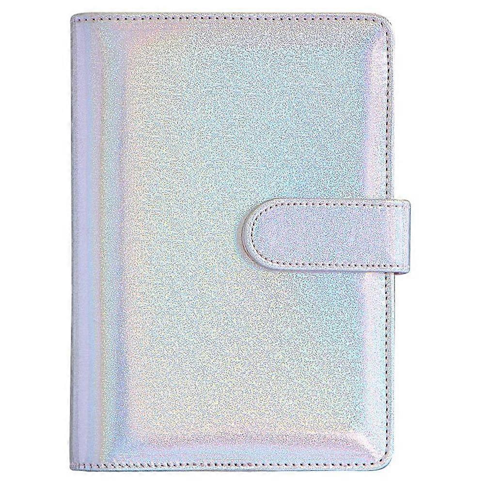 A6 Pu læder notesbog bindemiddelomslag, 6 ring A6 ringbind budget kontantkonvolutter, planlægger rejsejournal B